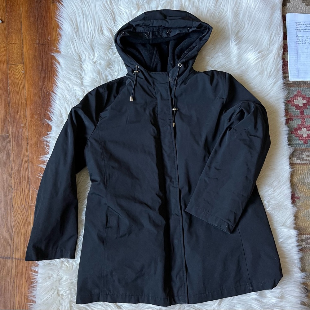 Liz Claiborne black winter jacket size Large